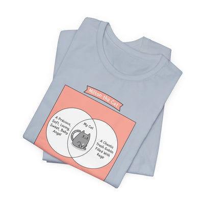Cat Venn Diagram Comic T-Shirt