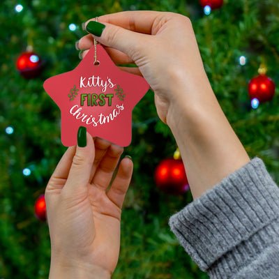 Kitty's First Christmas Ornament