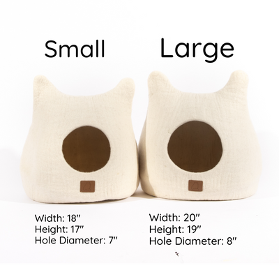 Snow White Wool Cat Cave