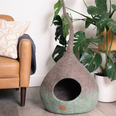 Fairy Tail Ombre Felted Wool Cat Cave