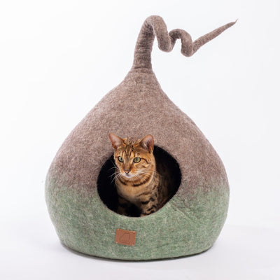 Fairy Tail Ombre Felted Wool Cat Cave