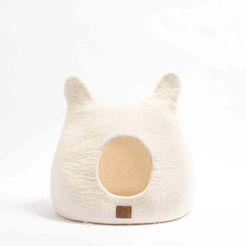 Snow White Wool Cat Cave