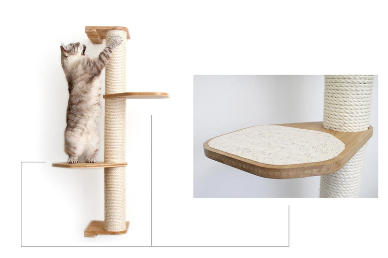 Wall Mounted Cat Scratching Post - Sisal