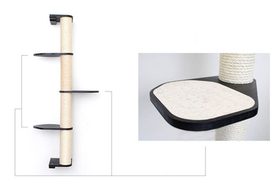 Wall Mounted Cat Scratching Post - Sisal