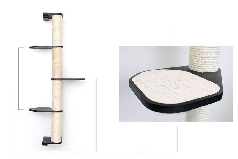 Wall Mounted Cat Scratching Post - Sisal