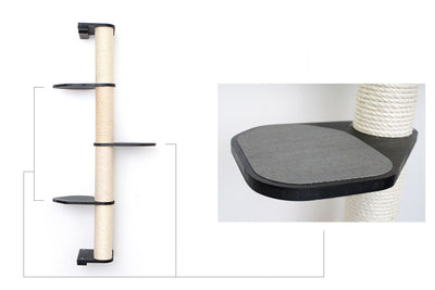Wall Mounted Cat Scratching Post - Sisal