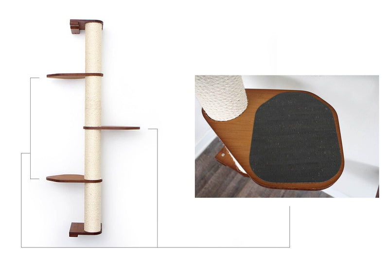 Wall Mounted Cat Scratching Post - Sisal