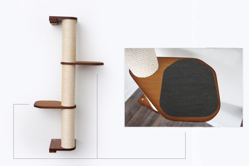 Wall Mounted Cat Scratching Post - Sisal