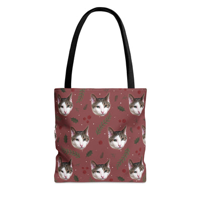 Custom Print Your Cat Tote Bag