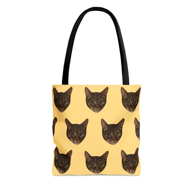 Custom Print Your Cat Tote Bag