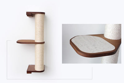 Wall Mounted Cat Scratching Post - Sisal