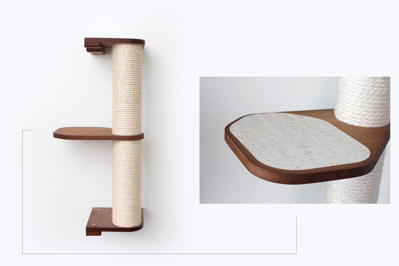 Wall Mounted Cat Scratching Post - Sisal