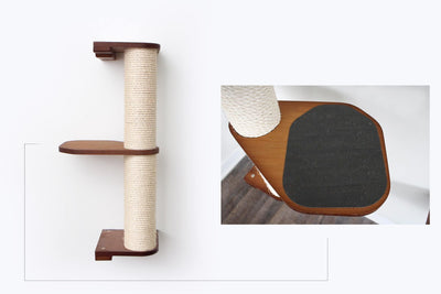 Wall Mounted Cat Scratching Post - Sisal