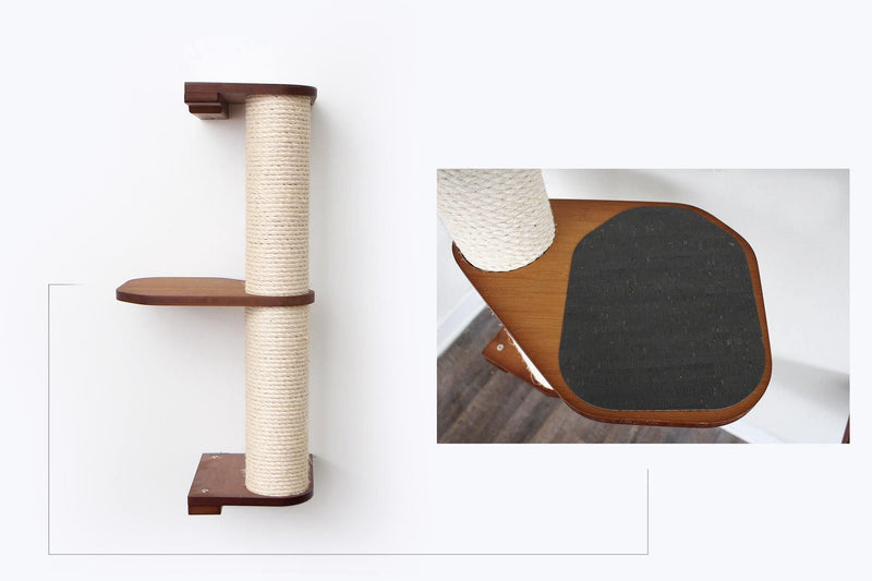Wall Mounted Cat Scratching Post - Sisal