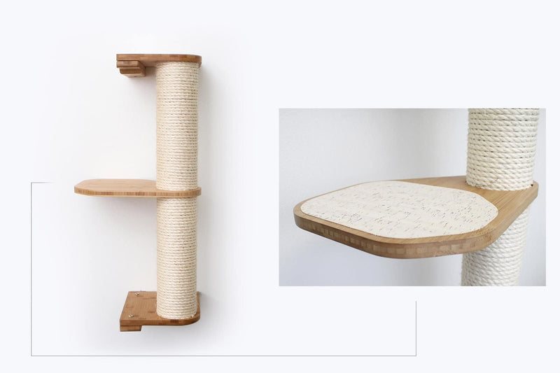 Wall Mounted Cat Scratching Post - Sisal
