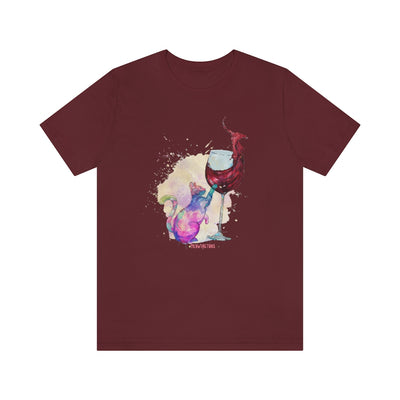 Feline Tipsy Cat Wine T-Shirt