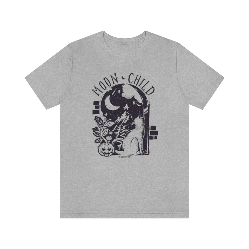 Moon Child Halloween Cat T-Shirt