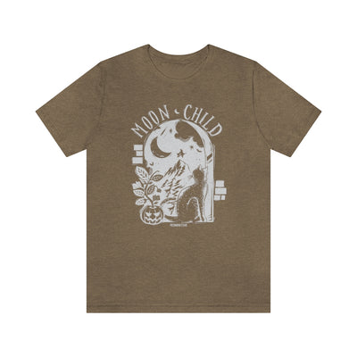 Moon Child Halloween Cat T-Shirt