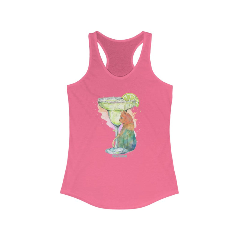 Cats & Cocktails Margarita Cat Tank Top