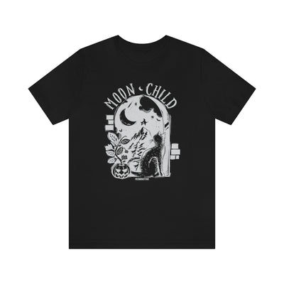 Moon Child Halloween Cat T-Shirt