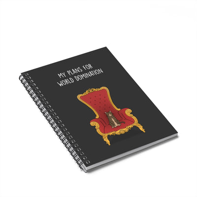 World Domination Cat Notebook