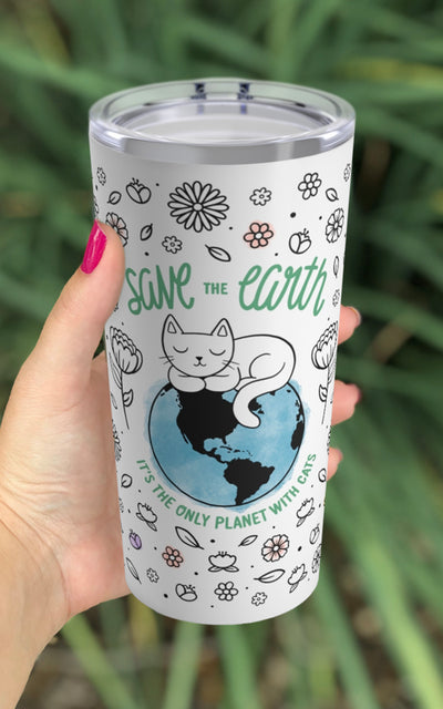 Save the Earth Reusable 20oz Tumbler