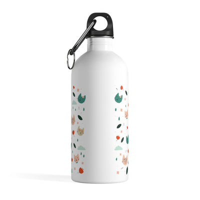 Drink More Water, Pet More Cats Water Bottle