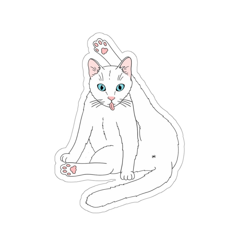 Cat Please Sticker Privacy Please Cat Sticker – Meowingtons