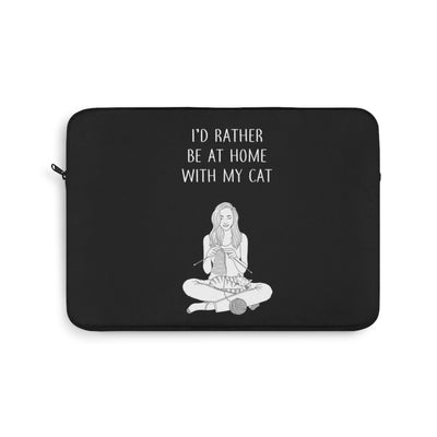 I'd Rather Be At Home Laptop Sleeve