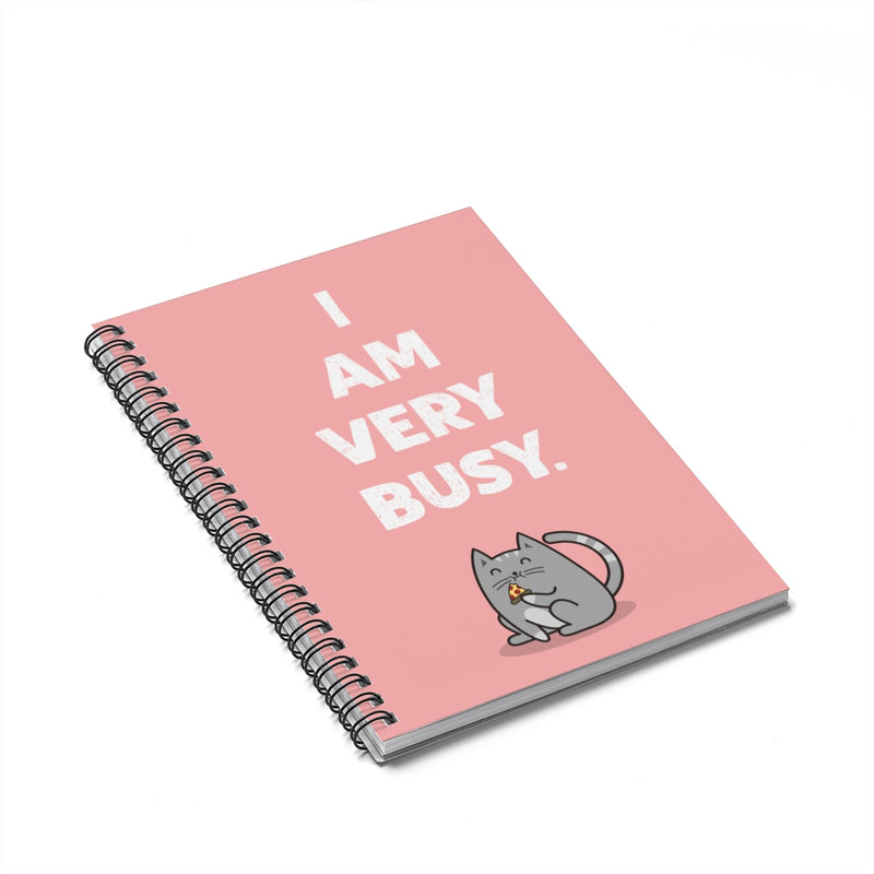 Very Busy Cat Notebook