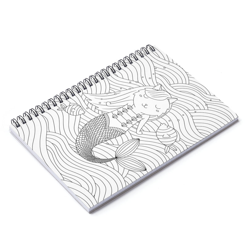 Color My Cover Mermaid Notebook