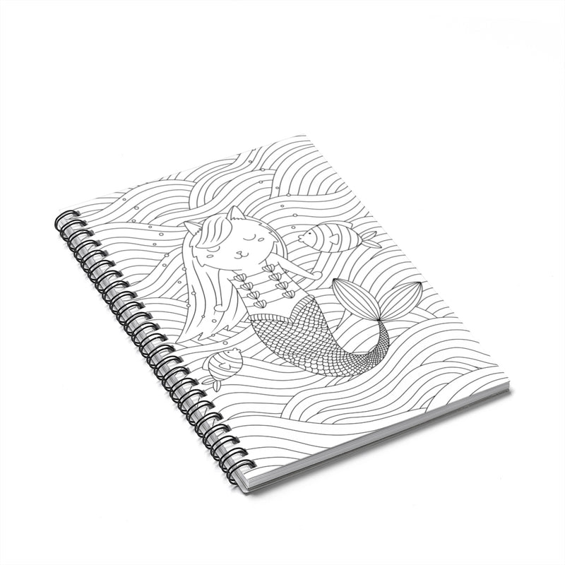 Color My Cover Mermaid Notebook