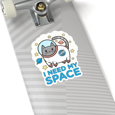 Catstronaut Space Sticker