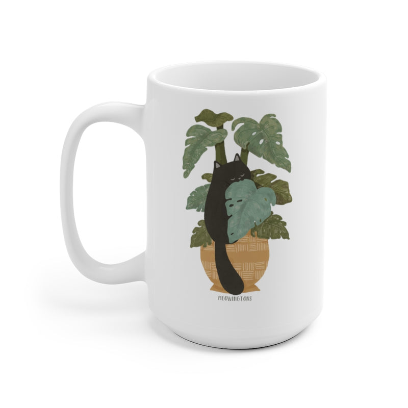 Tropical Jungle Cats & Plants Mug