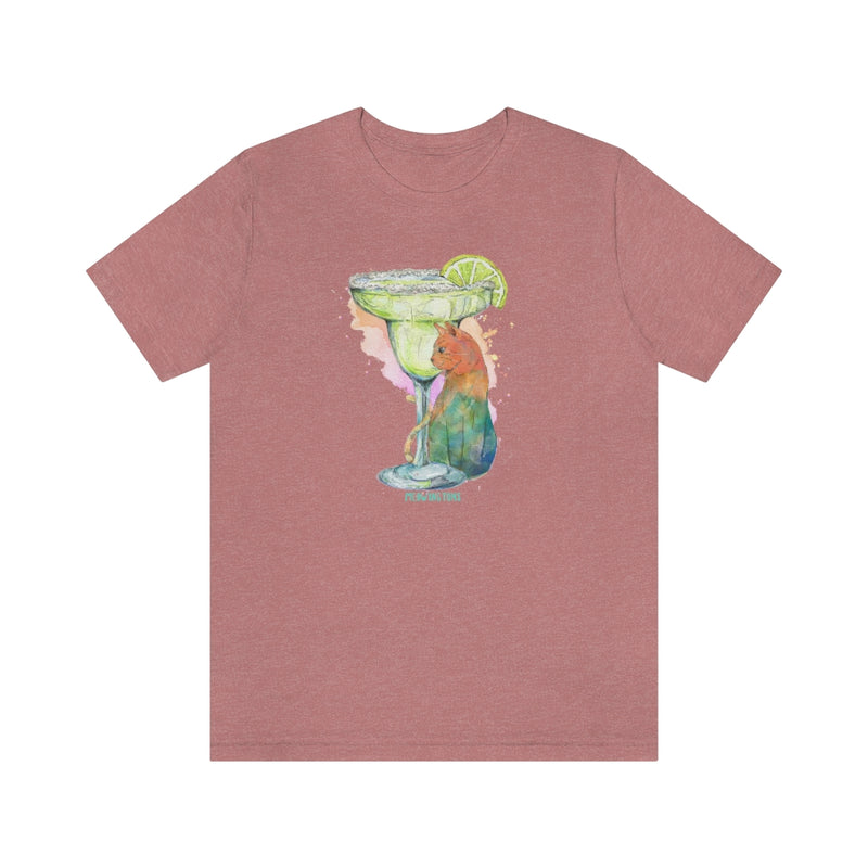 Cats & Cocktails Margarita Cat T-Shirt