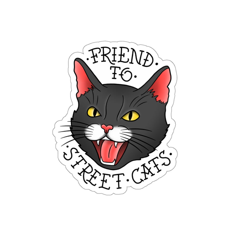 Friend to Street Cats Sticker