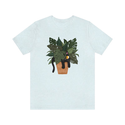 Jungle Cats & Plants Monstera T-Shirt