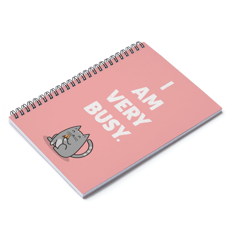 Very Busy Cat Notebook