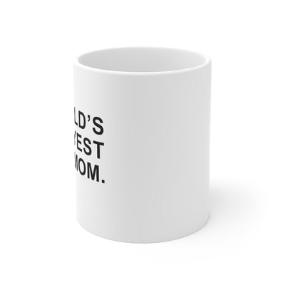 World's Okayest Cat Mom Mug