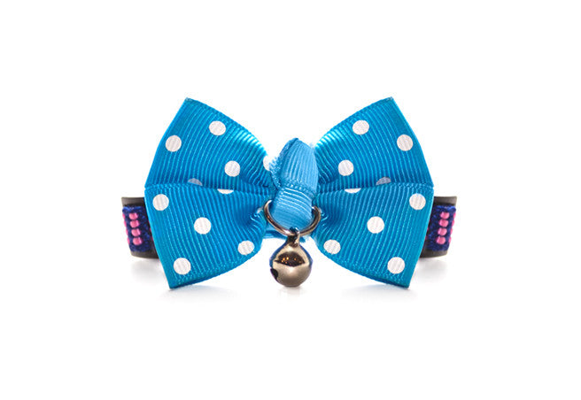 Polka Dot Bow Tie Collar