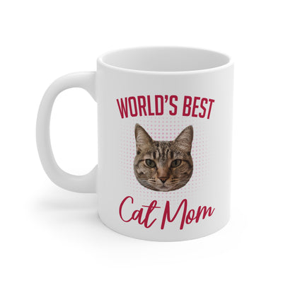 Customizable World's Best Cat Mom Cat Mug