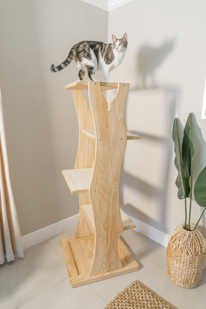 Modern Cat Tower Mega Perch Cat Tree Meowingtons