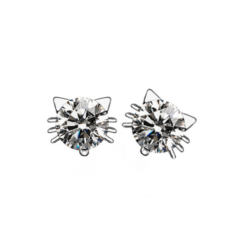 Cat Stud Earrings