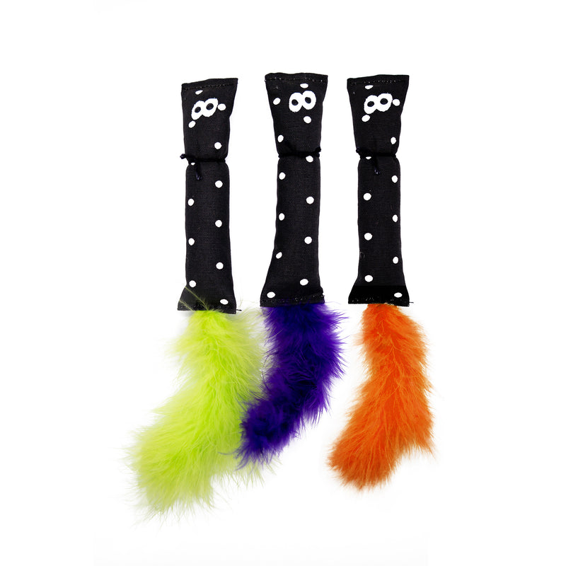 Halloween Polka Dot Squirrel Organic Catnip Toy