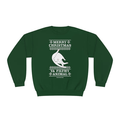 Merry Christmas, Ya Filthy Animal Crewneck Sweatshirt