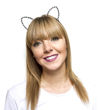 Rhinestone Cat Ears Headband