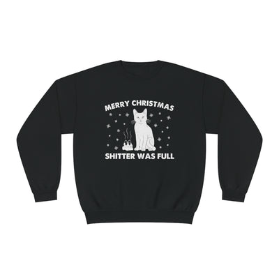 Shitter's Full Christmas Cat Sweatshirt
