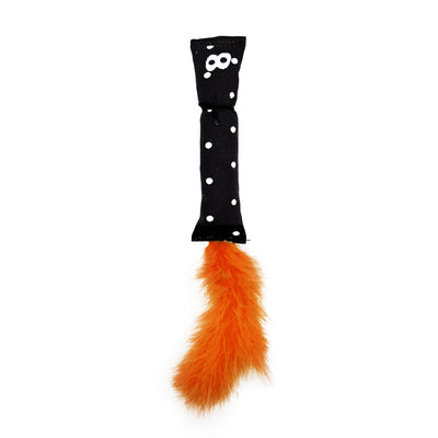 Halloween Polka Dot Squirrel Organic Catnip Toy