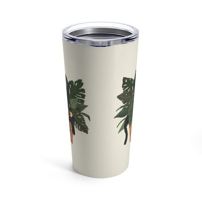 Jungle Cats & Plants Monstera 20oz Tumbler