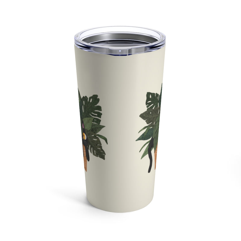 Jungle Cats & Plants Monstera 20oz Tumbler